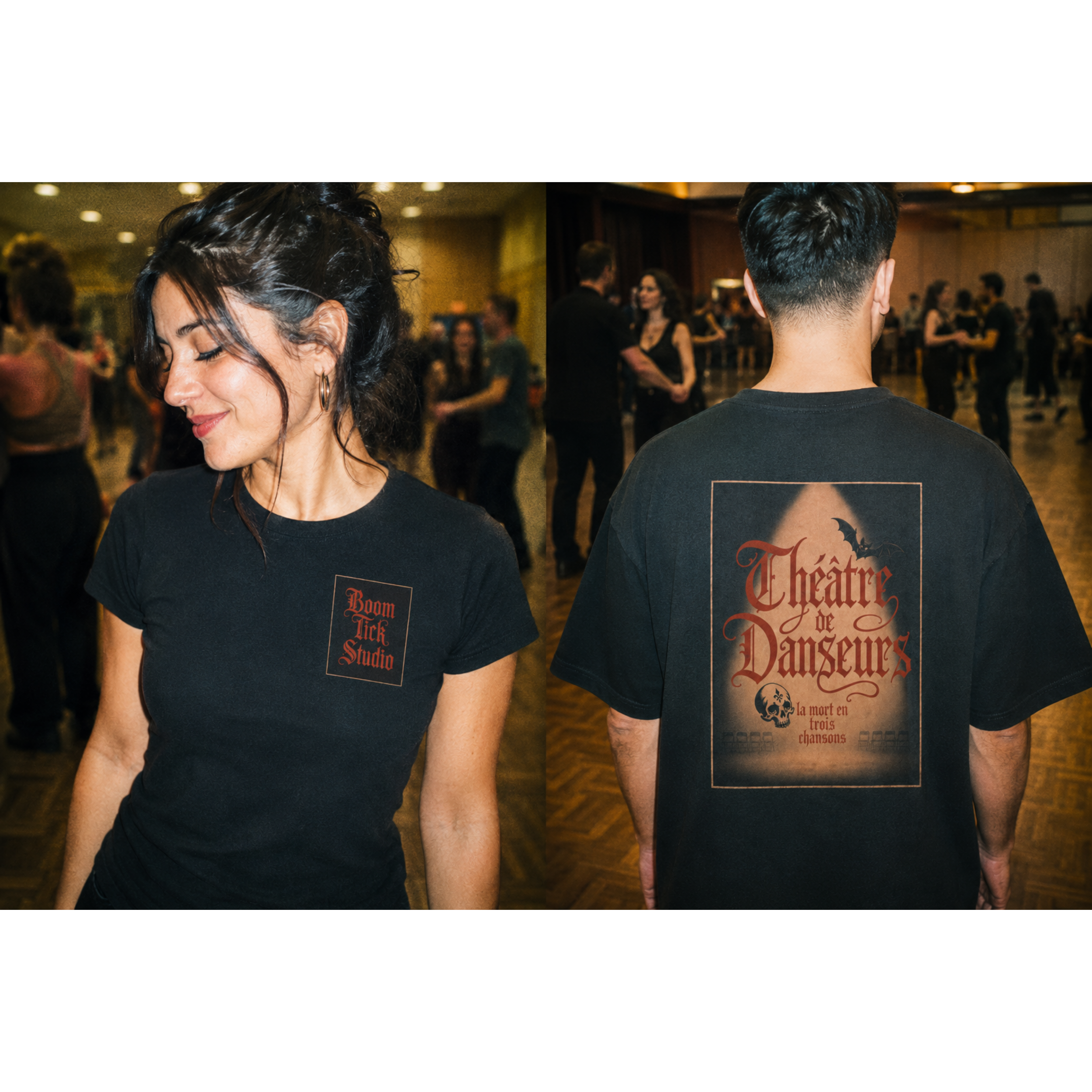 Théâtre des Danseurs 🎭💀 | West Coast Swing Competition Tee
