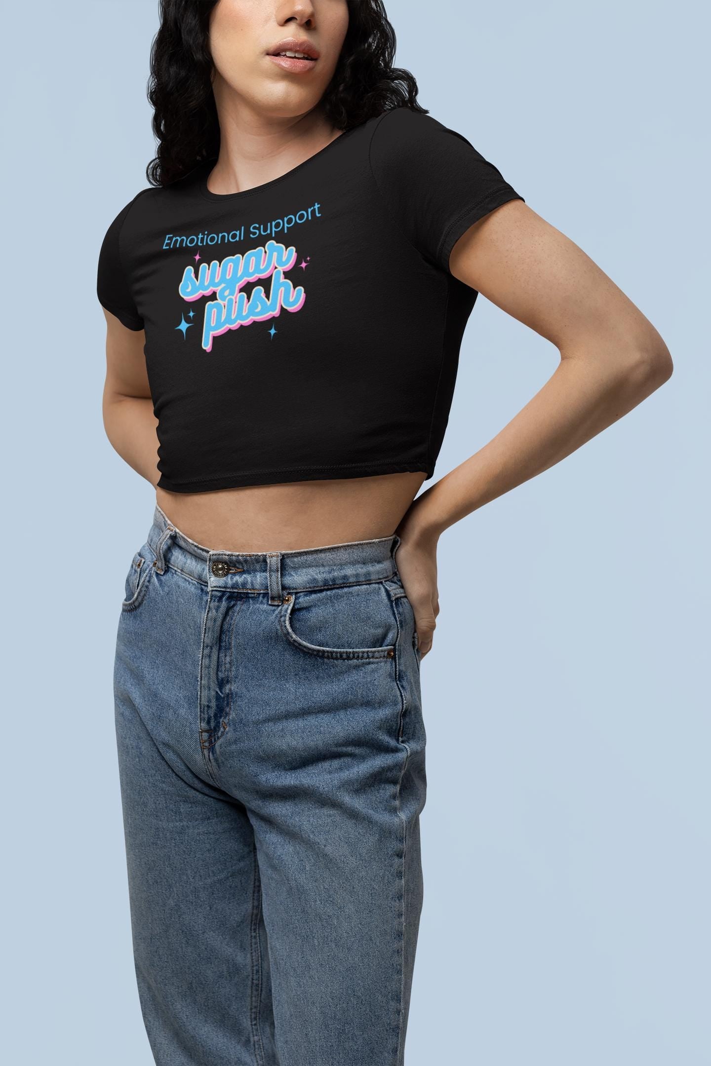 Emotional Support Sugar Push Baby Tee
