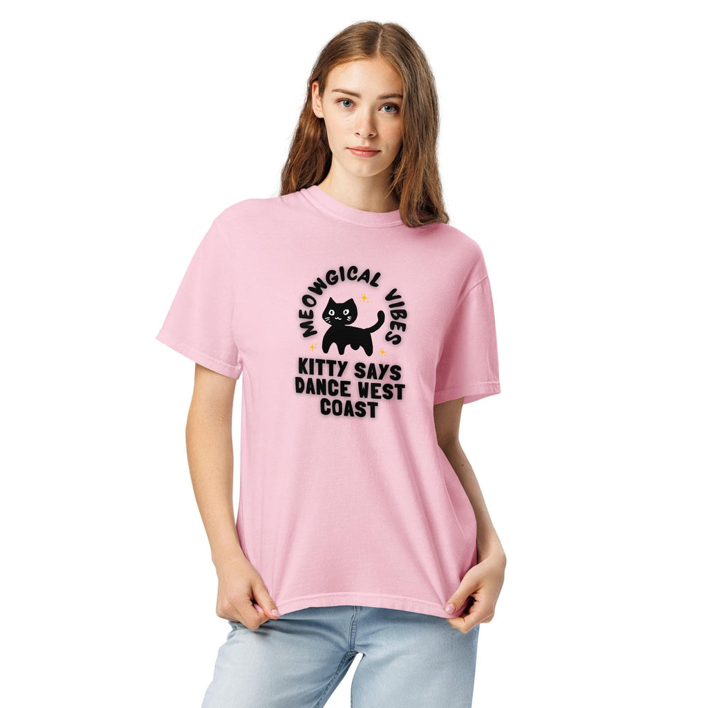 Meowgical Vibes Tee – Cute West Coast Swing Cat Shirt