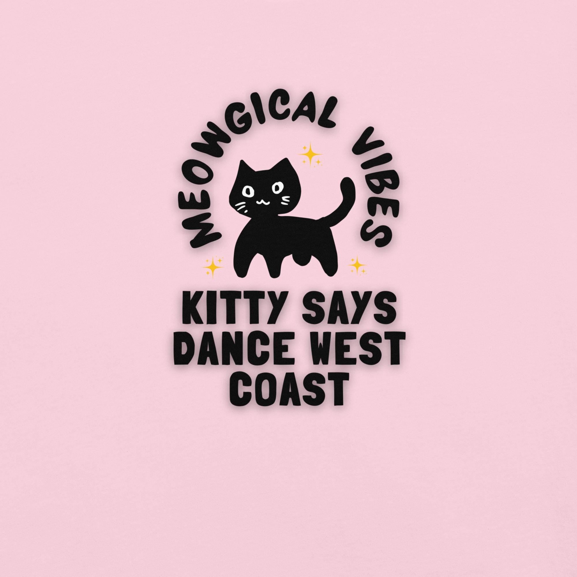 Meowgical Vibes Tee – Cute West Coast Swing Cat Shirt