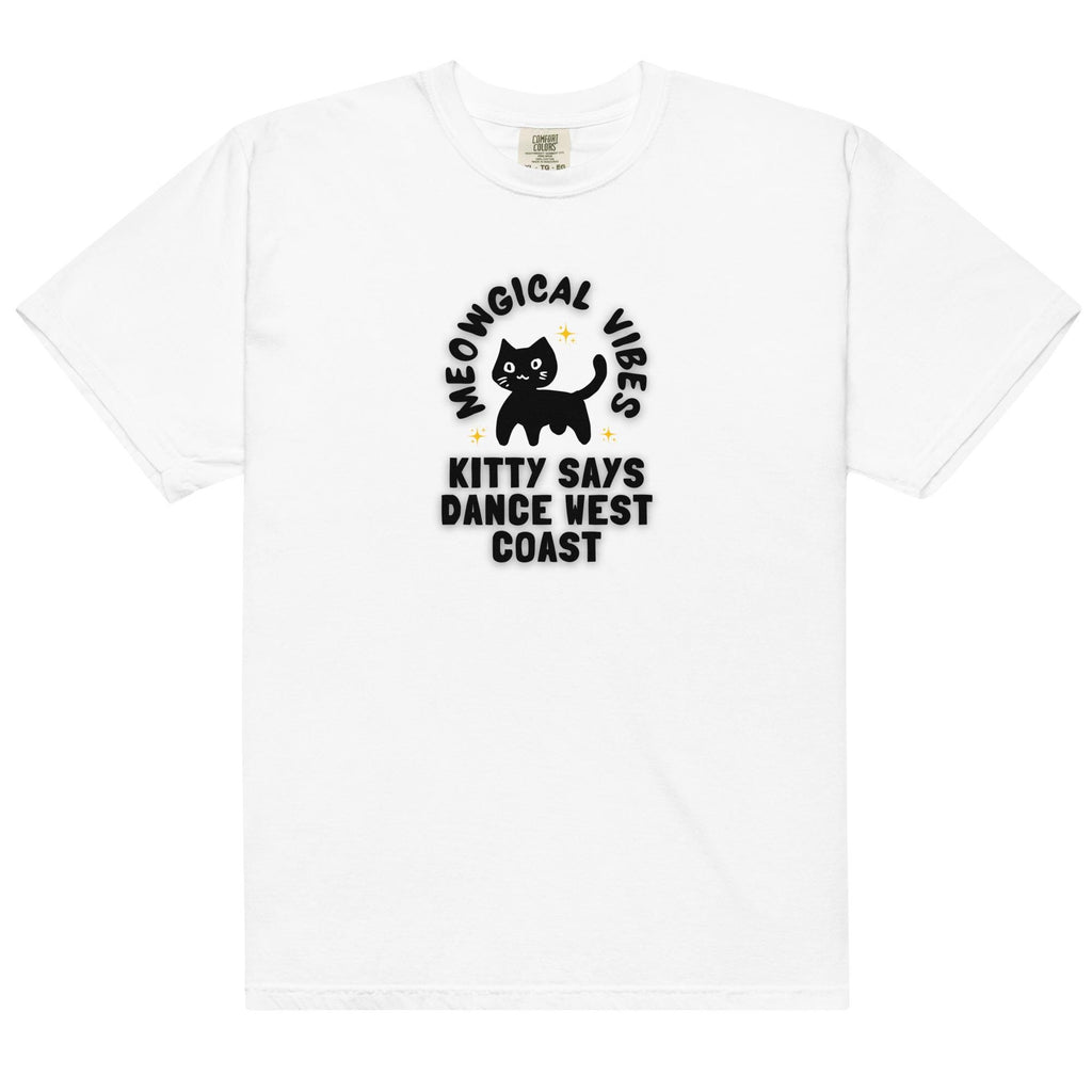 Meowgical Vibes Tee – Cute West Coast Swing Cat Shirt