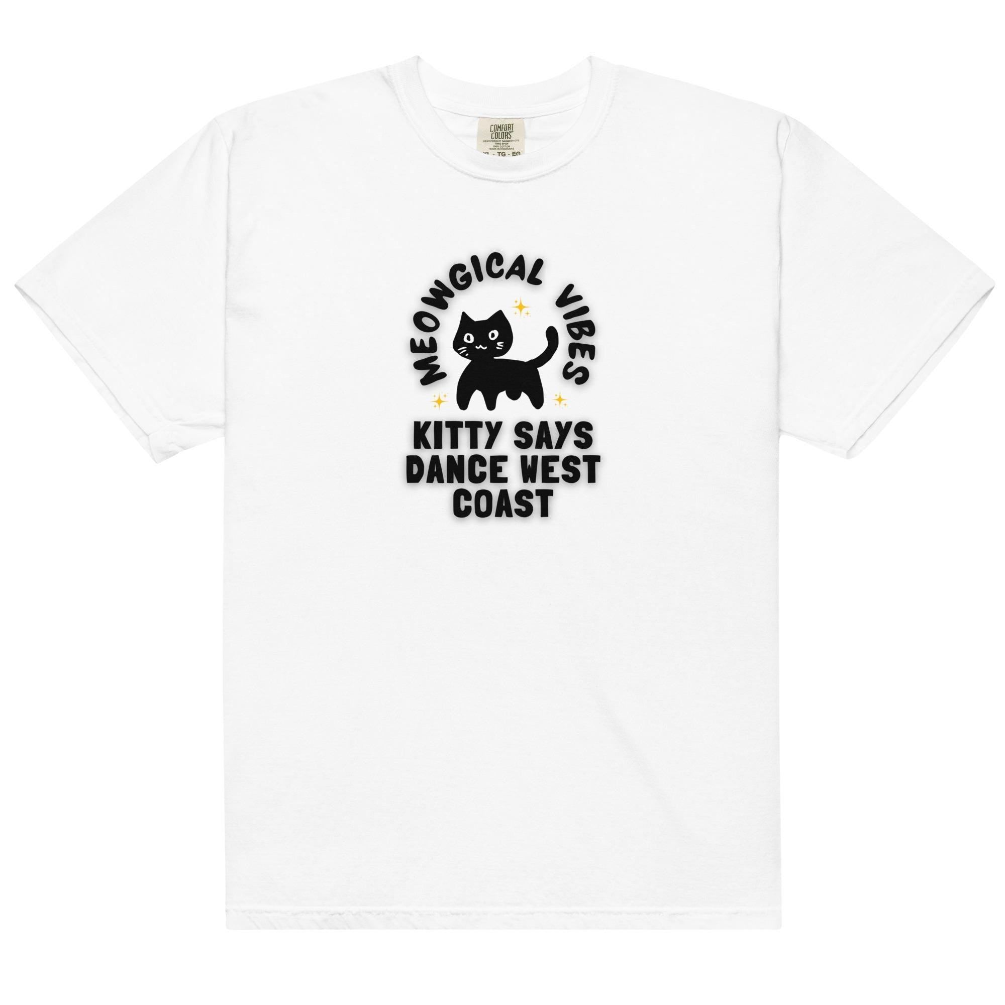 Meowgical Vibes Tee – Cute West Coast Swing Cat Shirt